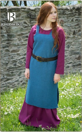 Mittelalterkleid Wikingerkleid Frida - meerblau