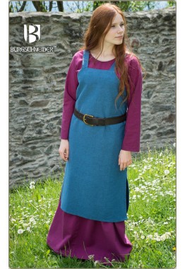 Mittelalterkleid Wikingerkleid Frida - meerblau