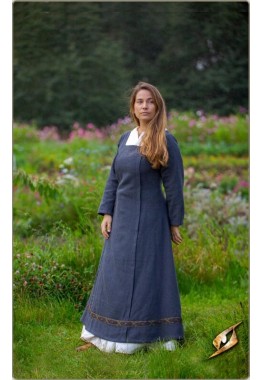 Fischgrat-Kleid "Estrid"