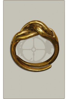 Knotenring aus Bronze - klein