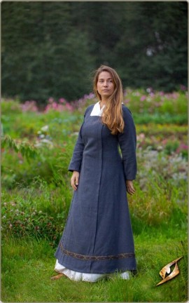 Fischgrat-Kleid "Estrid"