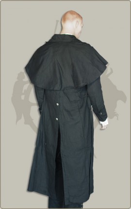 Langer Pelerinenmantel-L