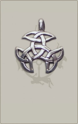 Keltischer Triskelen-Knoten - klein
