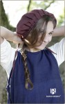 Haube Mittelalter Modell Anna braun